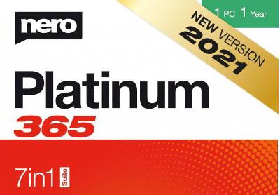 Nero Platinum 365 2021 مفتاح (1 سنه / 1 بي سي)