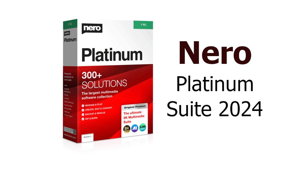 Screen Shot image 0 Nero Platinum 2024 Suite SE كود رقمي (1 سنه / 1 بي سي)