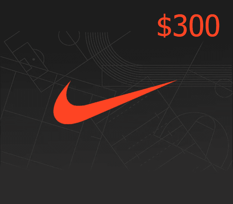 Nike $300 هدية بطاقة امريكي