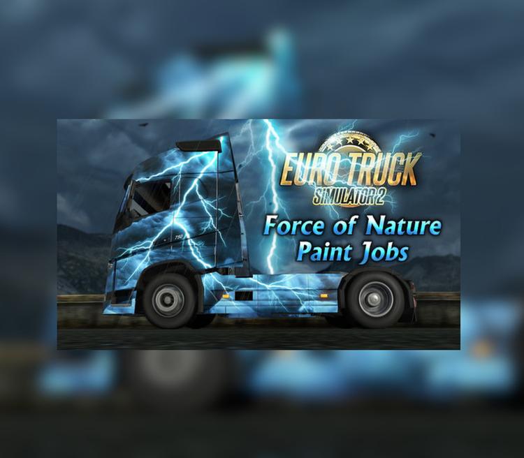 Euro Truck Simulator 2 - Force Of Nature Paint Jobs Pack DLC ستيم كود رقمي