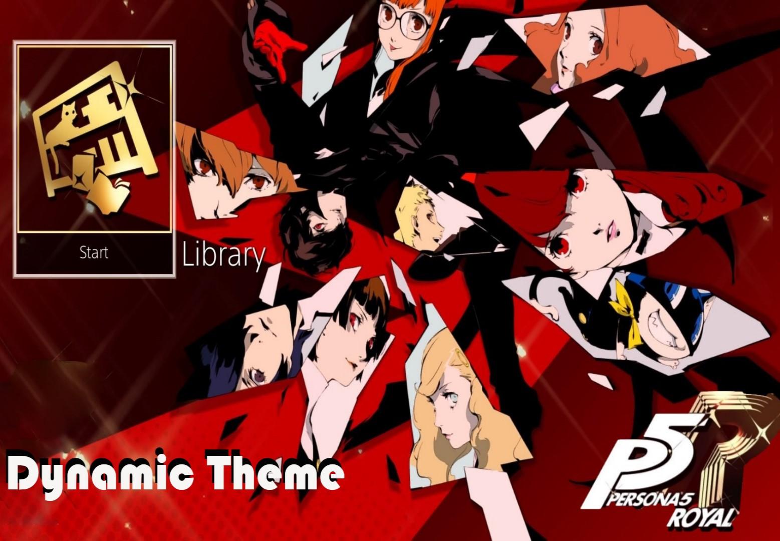 Persona 5 Royal - Phantom Thieves Dynamic Theme DLC اوروبي بلايستيشن 4 كود رقمي