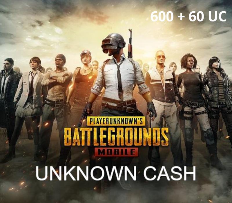 PUBG Mobile - 600 + 60 UC كود رقمي