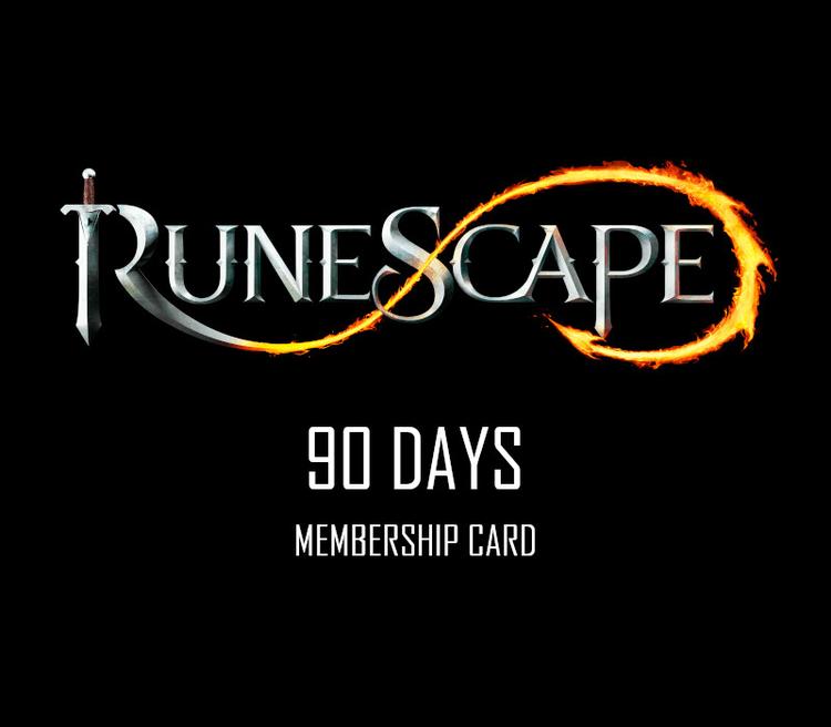 RuneScape 90-Day Prepaid Time Game بطاقة