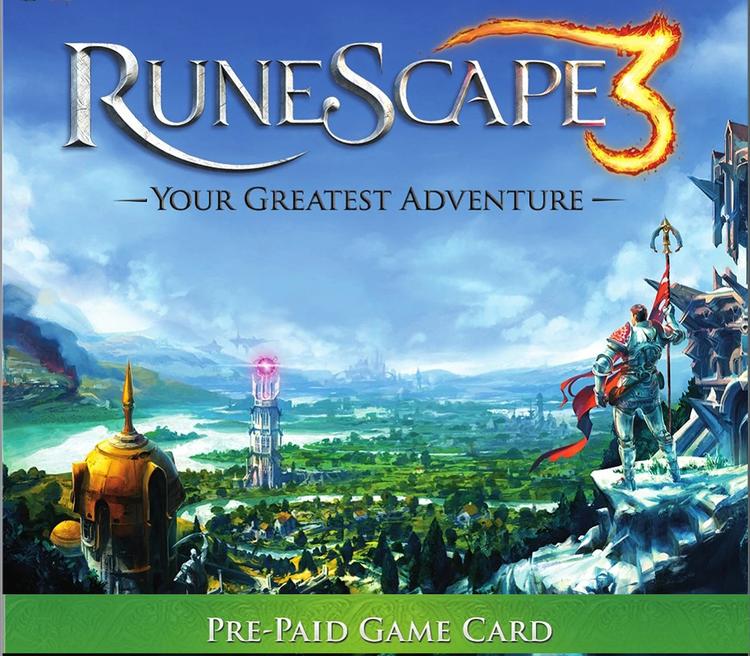 Runescape $10 Prepaid Game بطاقة