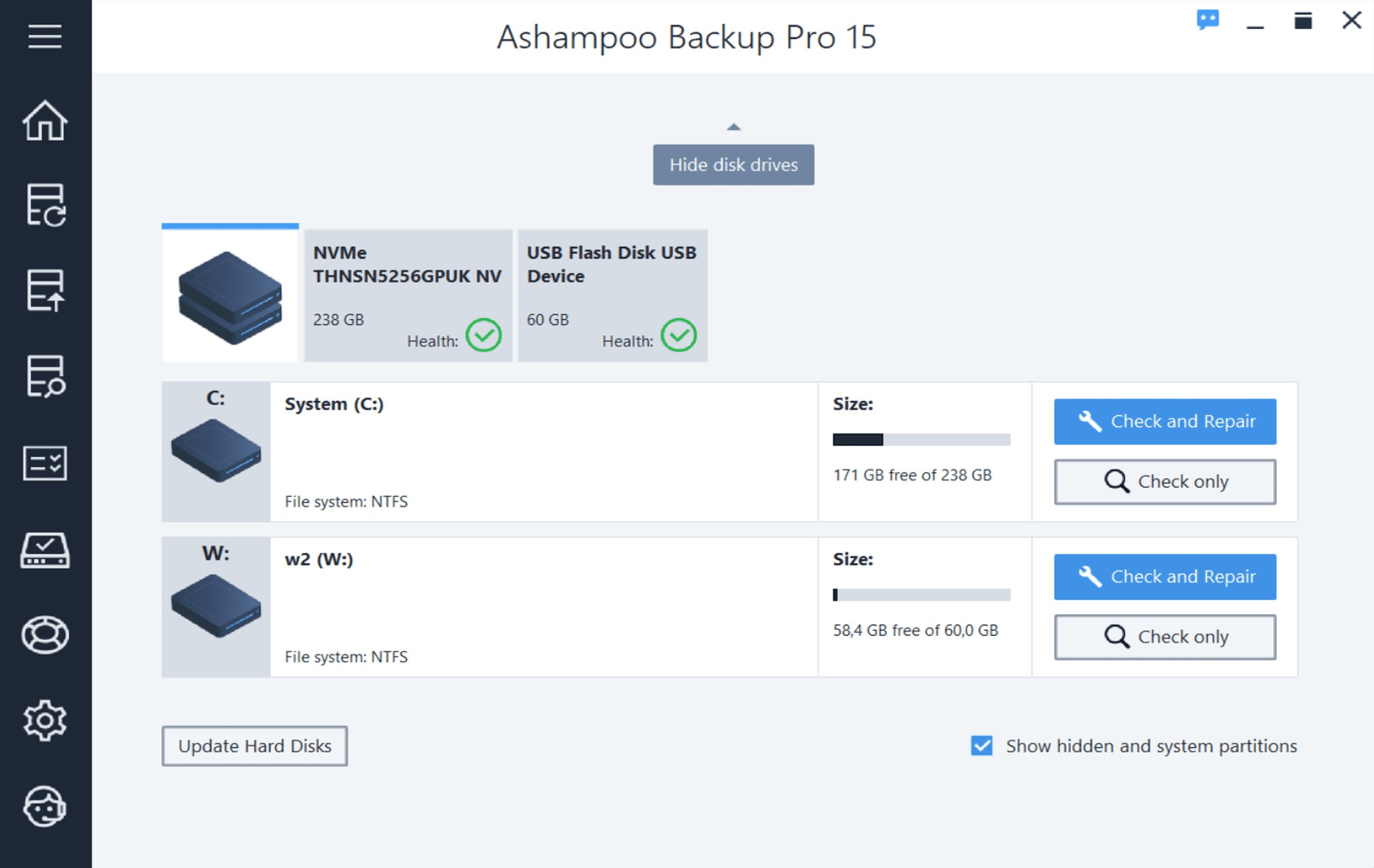 Screen Shot image 1 Ashampoo Backup Pro 15 Activation مفتاح