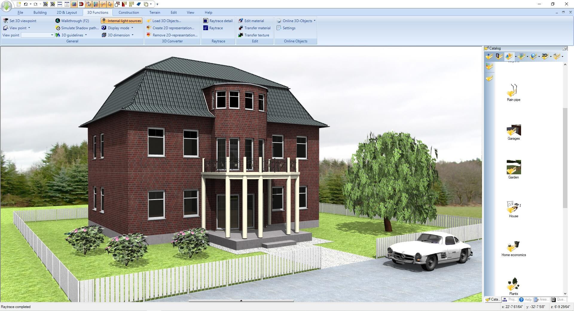 Screen Shot image 1 Ashampoo Home Design 8 Activation مفتاح (مدى الحياة / 1 بي سي)