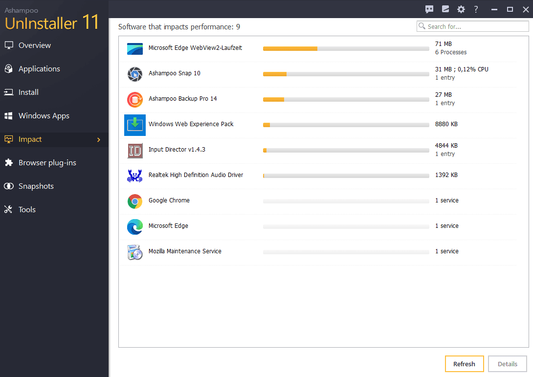 Screen Shot image 8 Ashampoo UnInstaller 11 Activation مفتاح