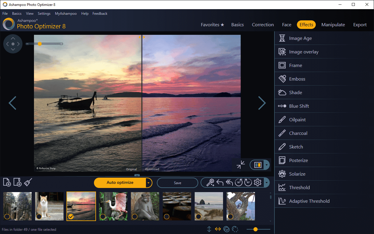 Screen Shot image 0 Ashampoo Photo Optimizer 8 Activation مفتاح (مدى الحياة / 1 بي سي)
