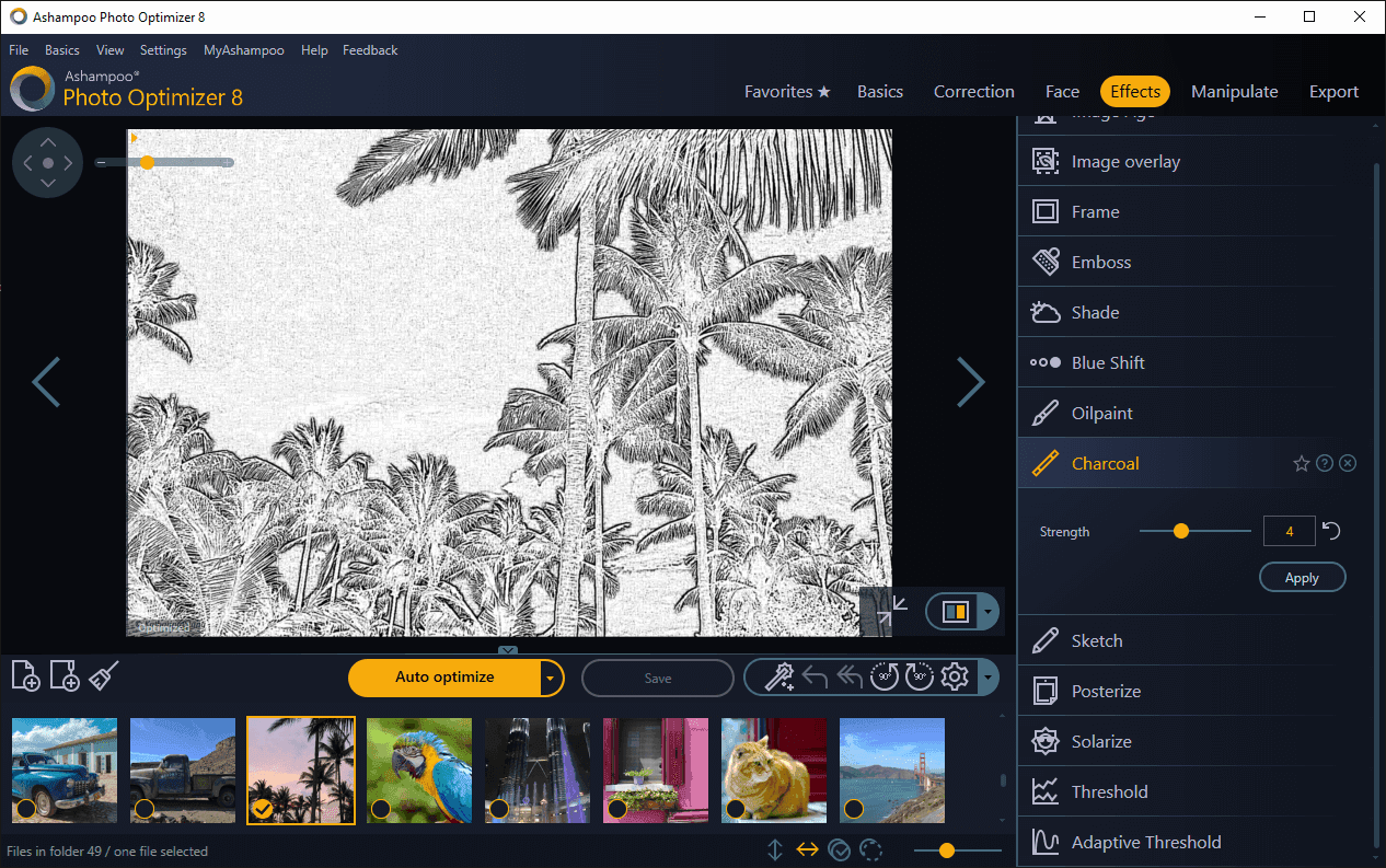 Screen Shot image 2 Ashampoo Photo Optimizer 8 Activation مفتاح (مدى الحياة / 1 بي سي)