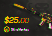 SkinsMonkey 25 USD هدية بطاقة