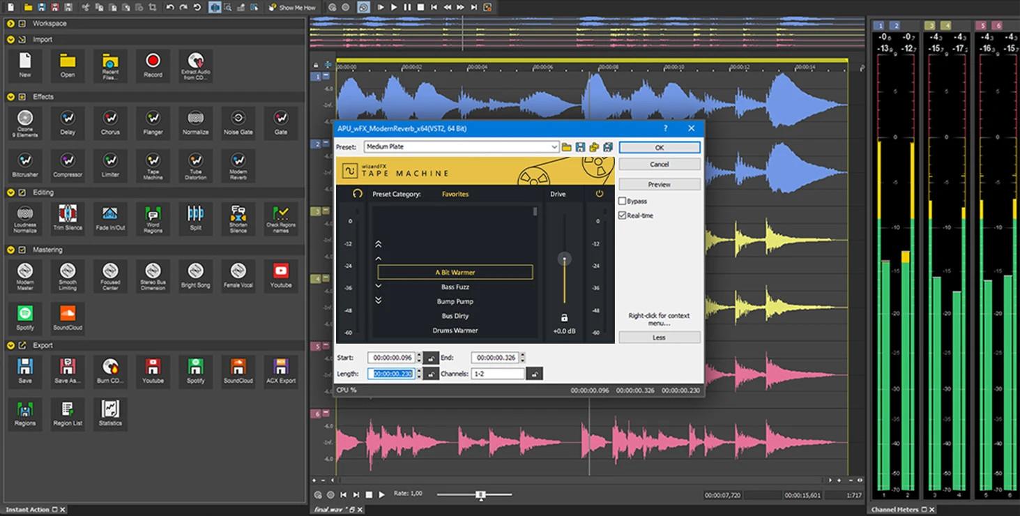 Screen Shot image 0 MAGIX Sound Forge Audio Studio 13 Digital Download كود رقمي