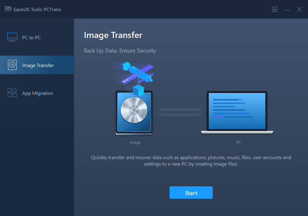 Screen Shot image 1 EaseUS Todo PCTrans Professional مفتاح (1 سنه / 1 بي سي)