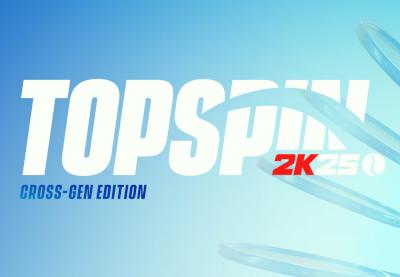 TopSpin 2K25 Cross-Gen اصدار بلايستيشن 5 حساب
