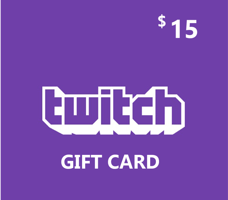 Twitch $15 هدية بطاقة امريكي