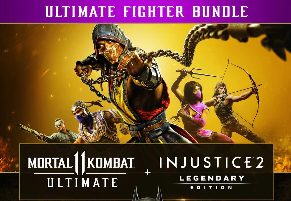 Mortal Kombat 11 اولتمت + Injustice 2 Legendary اصدار حزمة ستيم كود رقمي