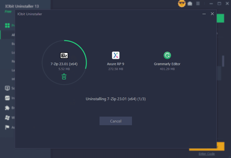 Screen Shot image 0 IObit Uninstaller 13 Pro مفتاح (1 سنه / 3 اجهزة كمبيوتر مكتبي)