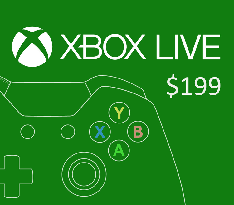 XBOX Live AED 199 Prepaid Card AE