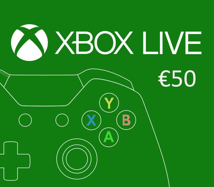 XBOX Live €50 Prepaid Card AT