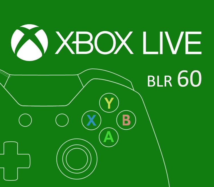 XBOX Live BRL 60 Prepaid Card BR
