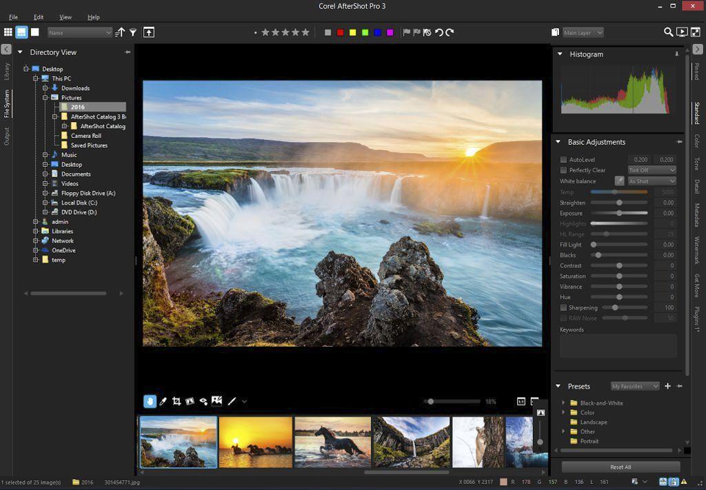 Screen Shot image 1 Corel AfterShot Pro 3 كود رقمي (مدى الحياة / 1 بي سي)