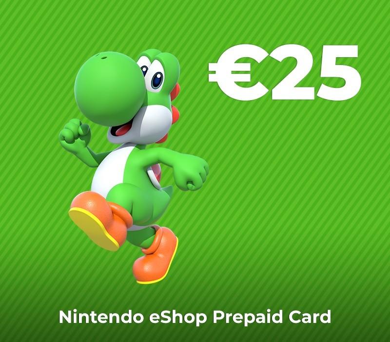نينتندو EShop Prepaid بطاقة EUR 25 مفتاح اوروبي
