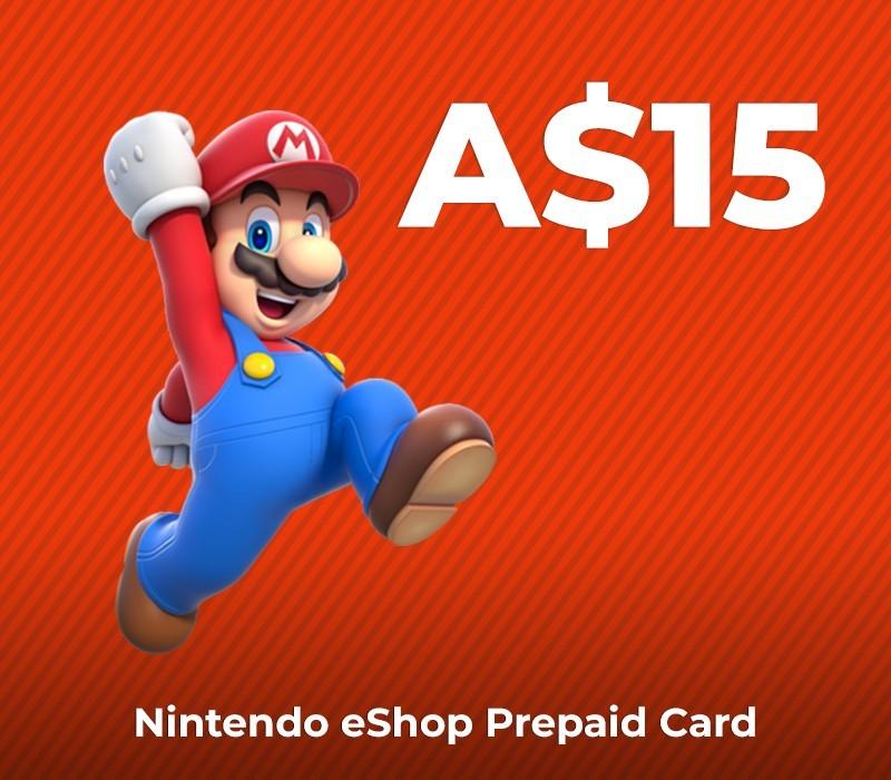 نينتندو EShop Prepaid بطاقة AUD 15 مفتاح استرالي