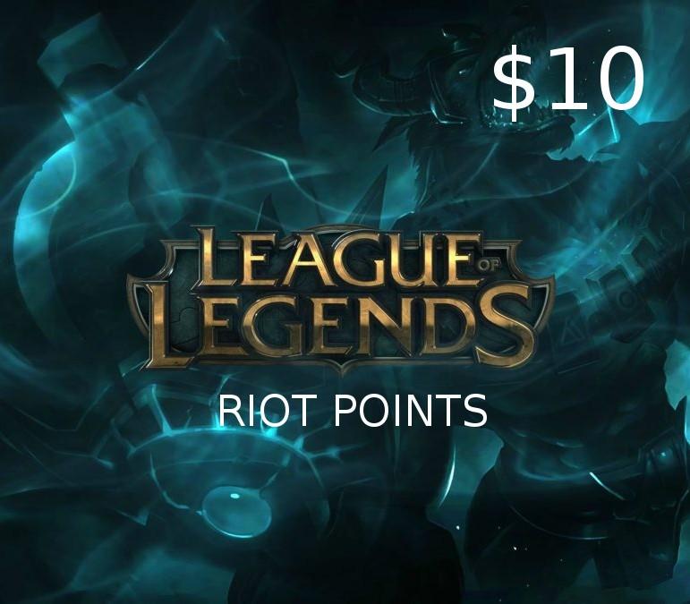 League Of Legends USD 10 Prepaid RP بطاقة امريكا اللاتينية