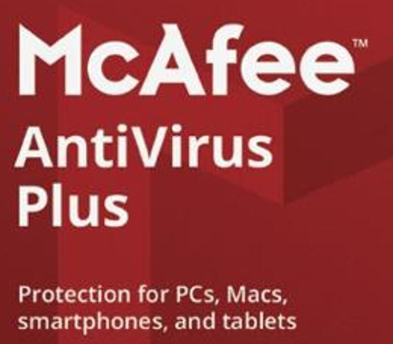 McAfee AntiVirus بلس (1 سنه / 3 اجهزة)