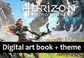 Horizon Zero Dawn - Digital Art Book + اصدار نسخة الديلوكس Theme DLC اوروبي بلايستيشن 4 كود رقمي