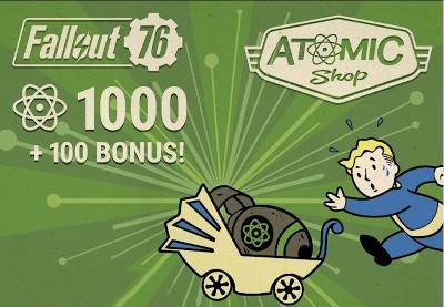 Fallout 76 - 1000 (+100 Bonus) Atoms اكسبوكس 1 كود رقمي