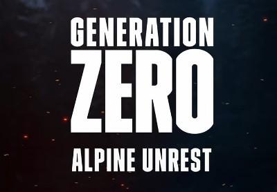 Generation Zero - Alpine Unrest DLC بي سي ستيم كود رقمي