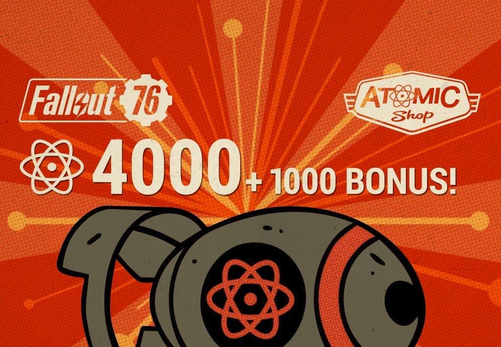 Fallout 76 - 4000 (+1000 Bonus) Atoms اكسبوكس 1 كود رقمي