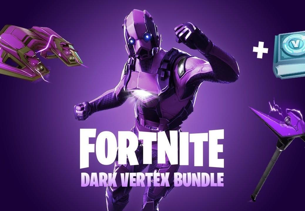Fortnite Dark Vertex Skin + 500 V-Bucks اكسبوكس 1 كود رقمي