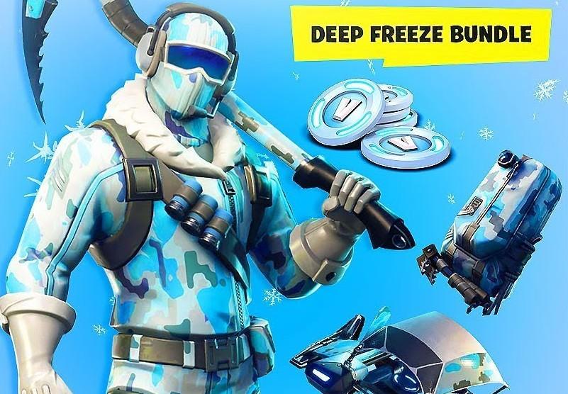 Fortnite Deep Freeze حزمة امريكي نينتندو سويتش كود رقمي