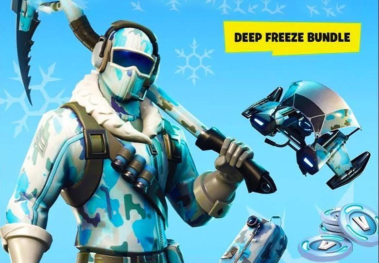 Fortnite Deep Freeze حزمة اوروبي بلايستيشن 4 كود رقمي