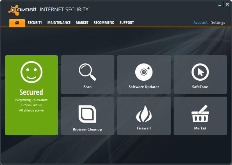 AVAST Internet Security 2018 مفتاح (1 سنه / 3 بي سي)