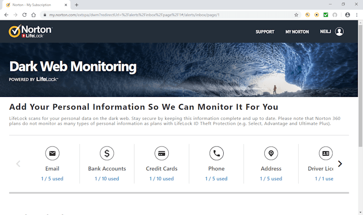 Norton 360 ديلوكس اوروبي مفتاح (1 سنه / 5 اجهزة)