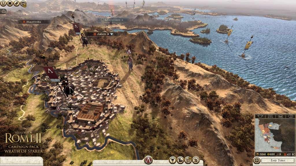Total War: ROME II - Wrath Of Sparta DLC بي سي ستيم كود رقمي