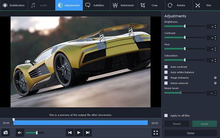 Movavi Video Converter 19 مفتاح (مدى الحياة / 1PC)
