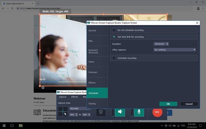 Movavi Screen Recorder For ماك ابل 11 مفتاح (مدى الحياة / 1 بي سي)