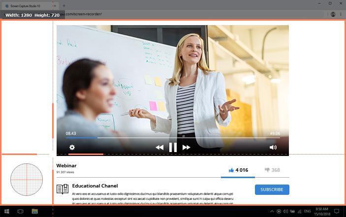 Movavi Screen Recorder For ماك ابل 11 مفتاح (مدى الحياة / 1 بي سي)