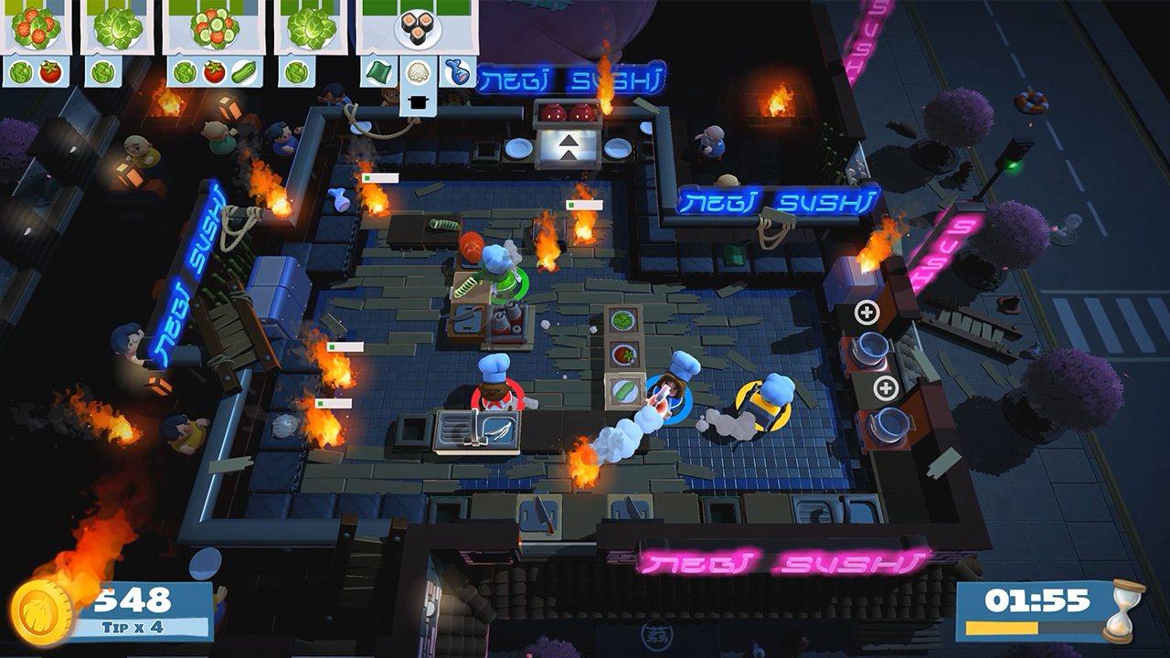 Overcooked 2 امريكي نينتندو سويتش كود رقمي