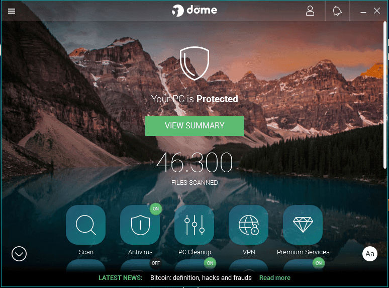 Panda Dome Complete مفتاح (1 سنه / 2 جهاز)