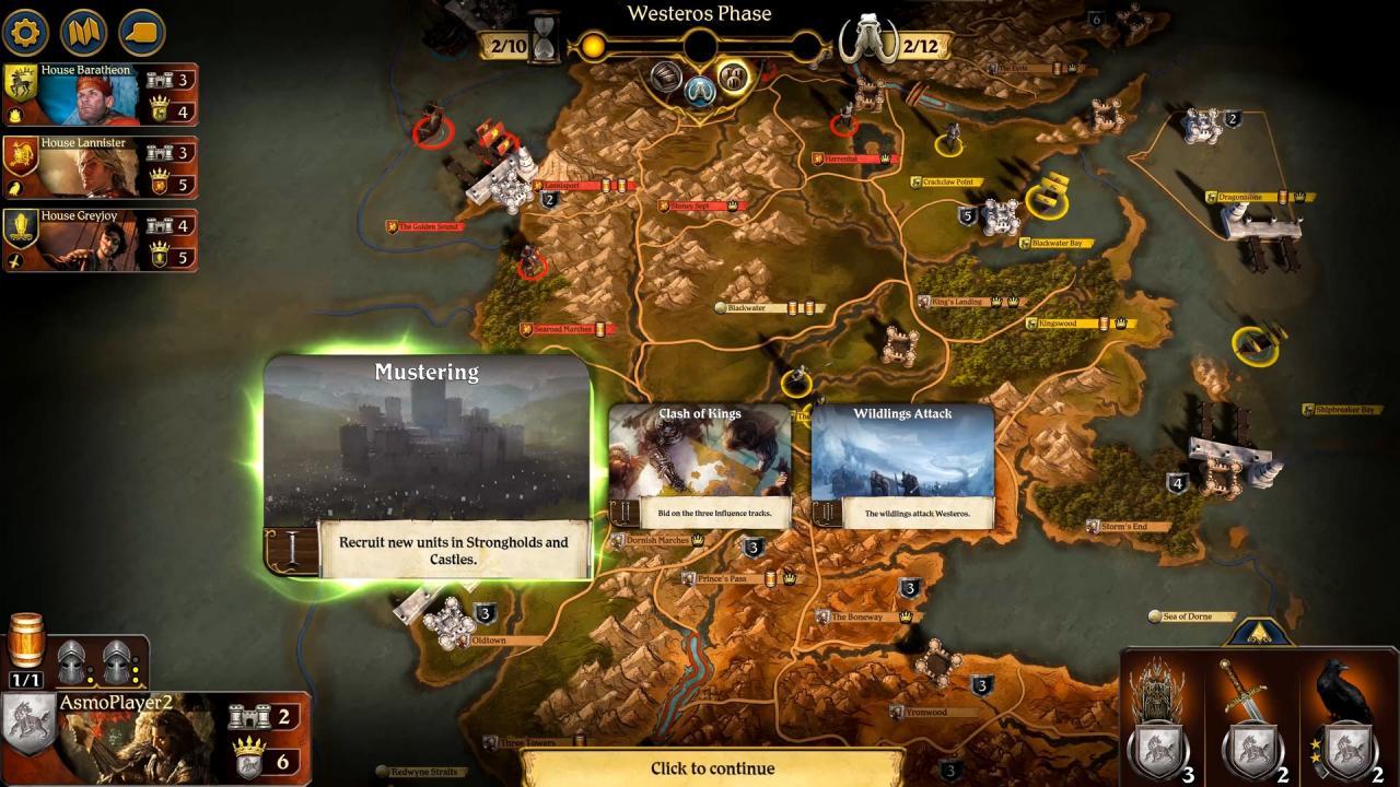 A Game Of Thrones: The Board Game Digital اصدار اوروبي ستيم كود رقمي
