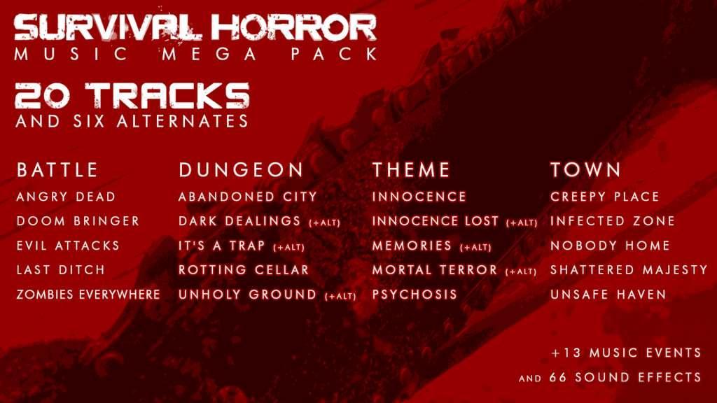 RPG Maker VX Ace - Survival Horror Music Pack DLC ستيم كود رقمي