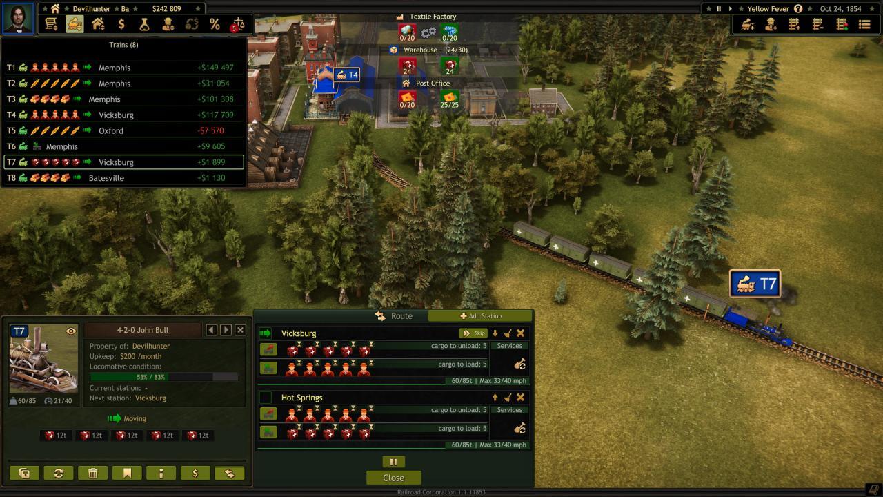 Railroad Corporation - Yellow Fever DLC ستيم كود رقمي