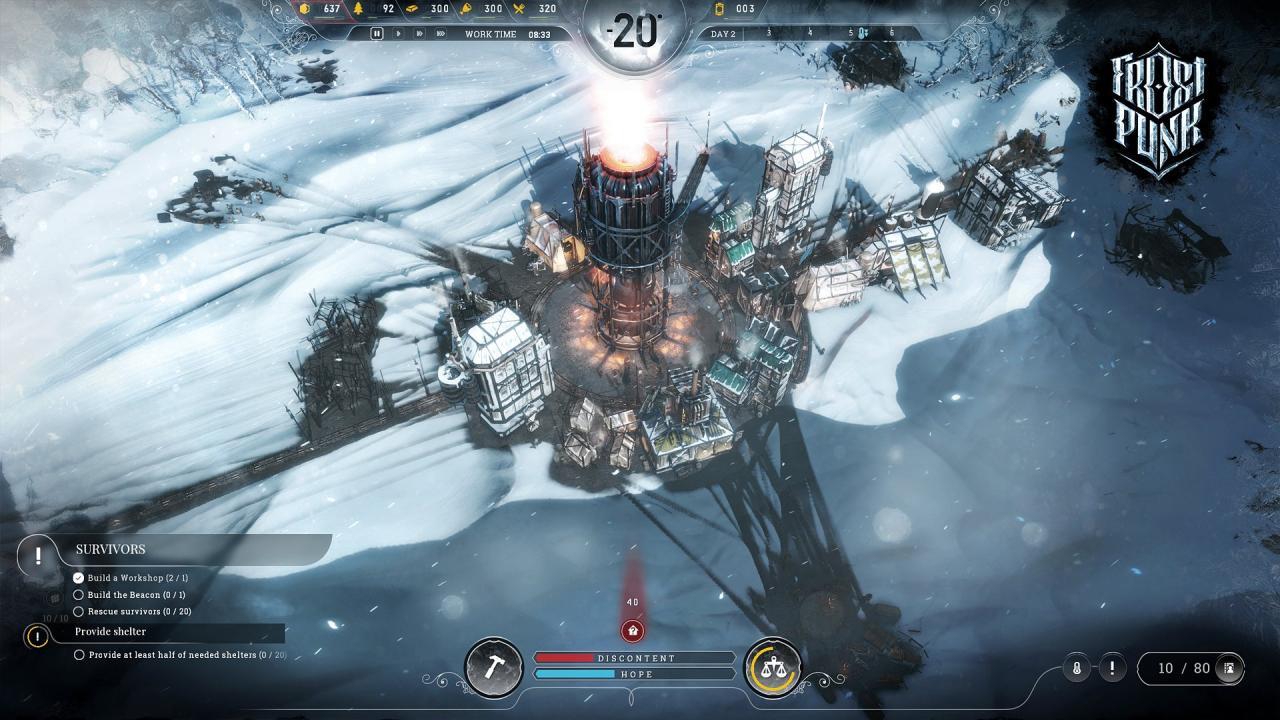 Frostpunk + The Rifts DLC ستيم كود رقمي