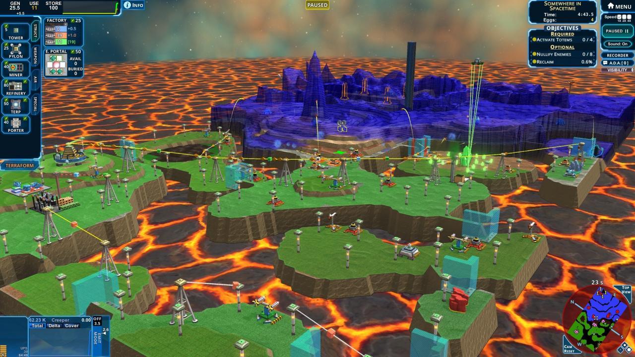 Creeper World 4 ستيم حساب