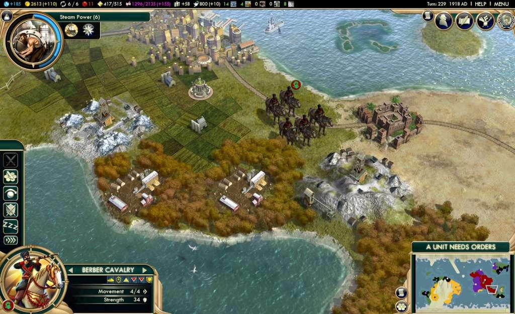 Sid Meier'S Civilization V - Brave New World Expansion اوروبي ستيم كود رقمي