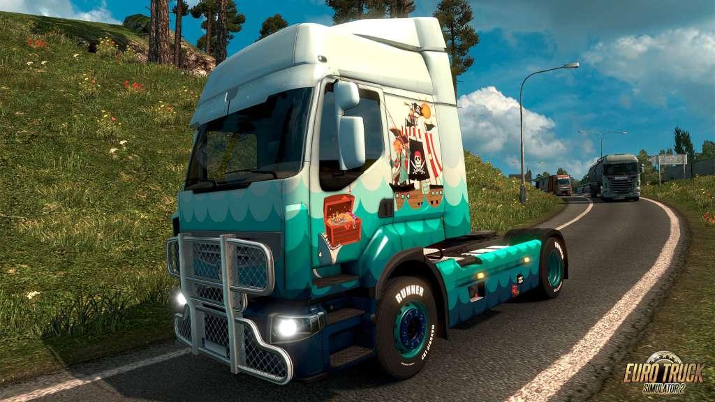 Euro Truck Simulator 2 - Pirate Paint Jobs Pack اوروبي ستيم كود رقمي